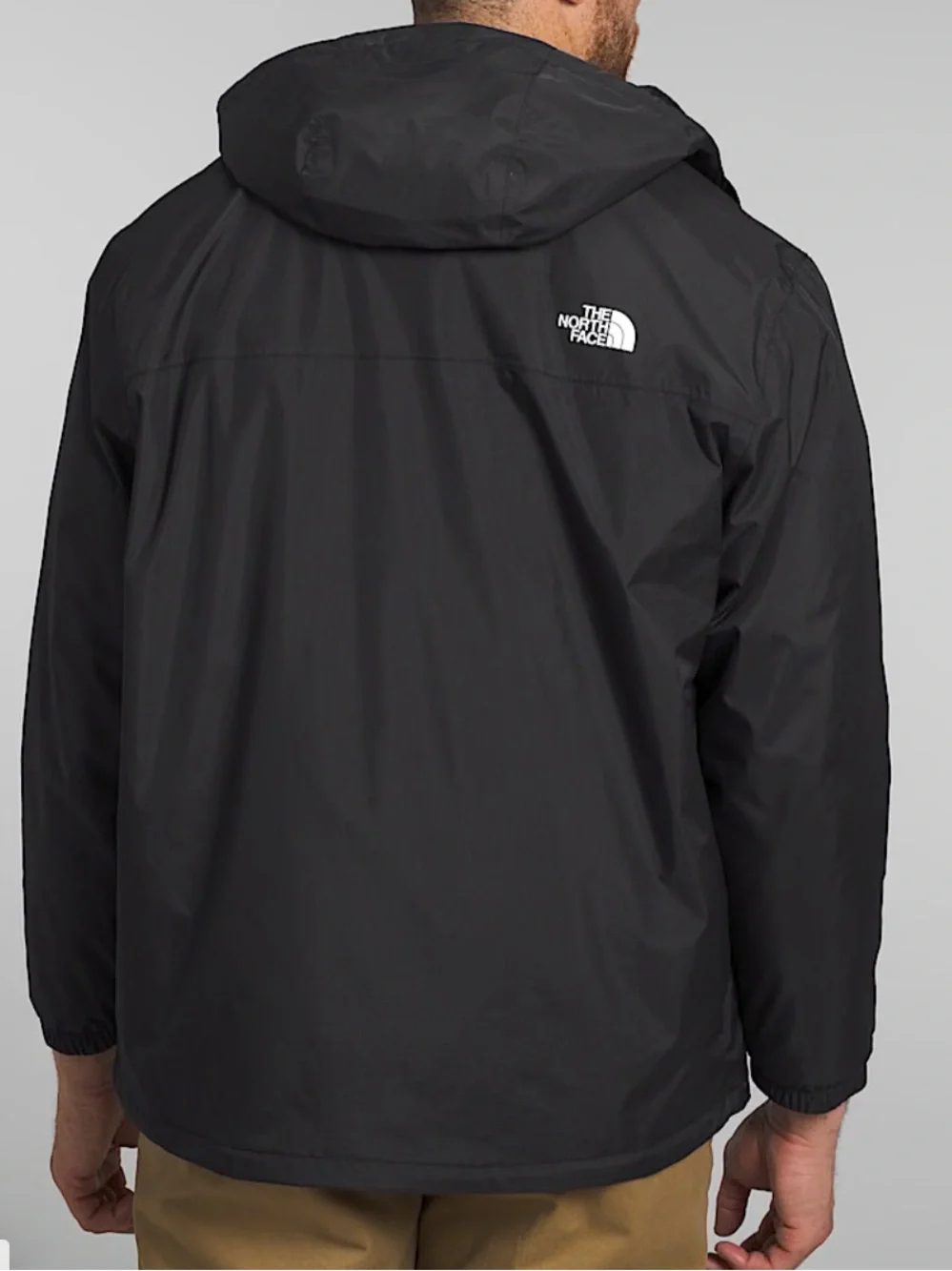 The North Face Men’s Black Hooded Rain Jacket